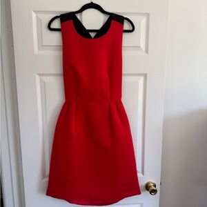 Kate Spade Red and Black Sleeveless Dress